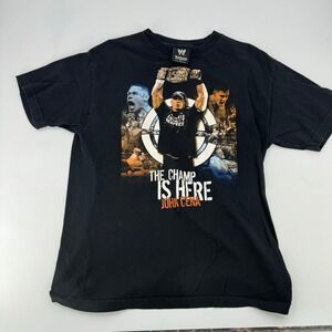 WWE John Cena The Champ Is Here Black T Shirt Mens Size Large